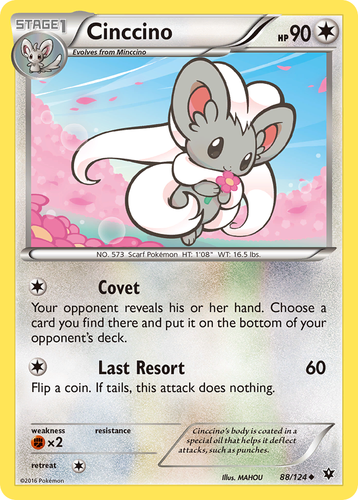 Cinccino (88/124) [XY: Fates Collide] | Pegasus Games WI