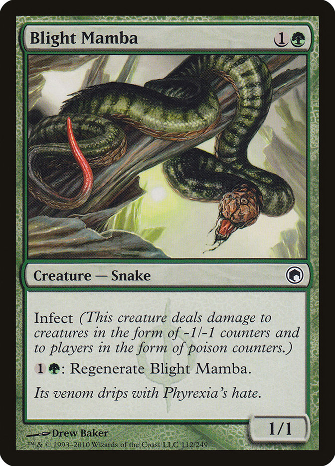 Blight Mamba [Scars of Mirrodin] | Pegasus Games WI