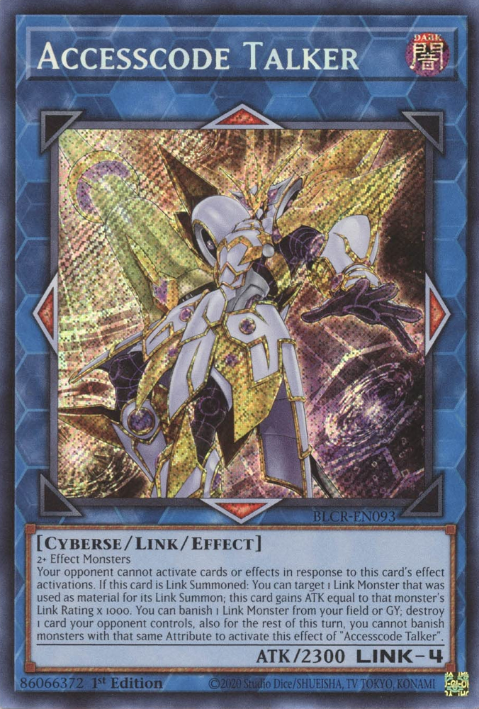 Accesscode Talker [BLCR-EN093] Secret Rare | Pegasus Games WI