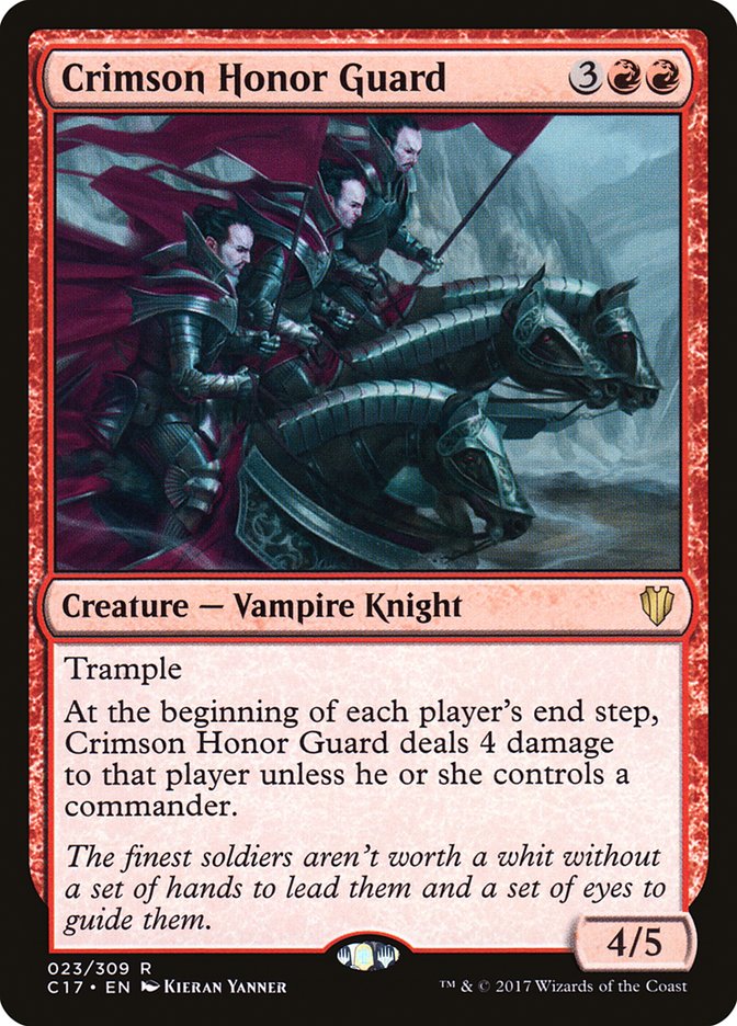 Crimson Honor Guard [Commander 2017] | Pegasus Games WI