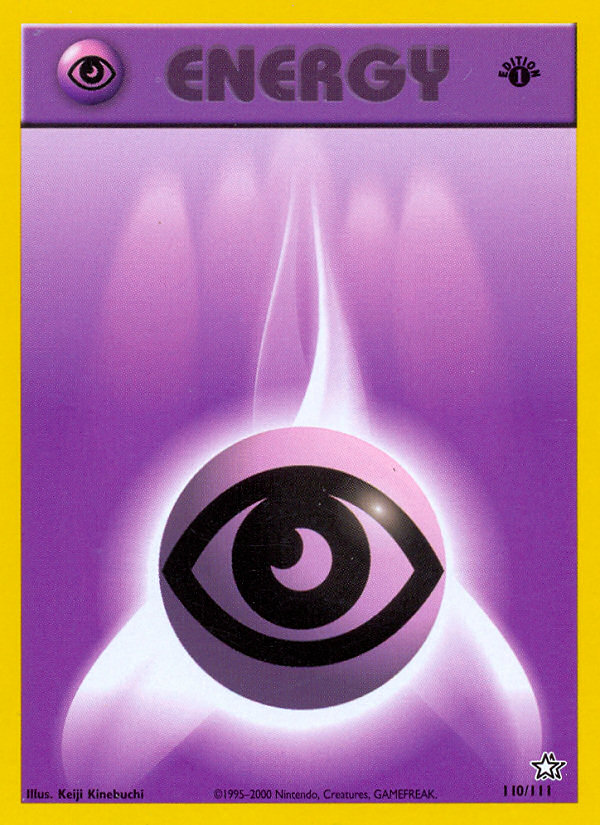 Psychic Energy (110/111) [Neo Genesis 1st Edition] | Pegasus Games WI