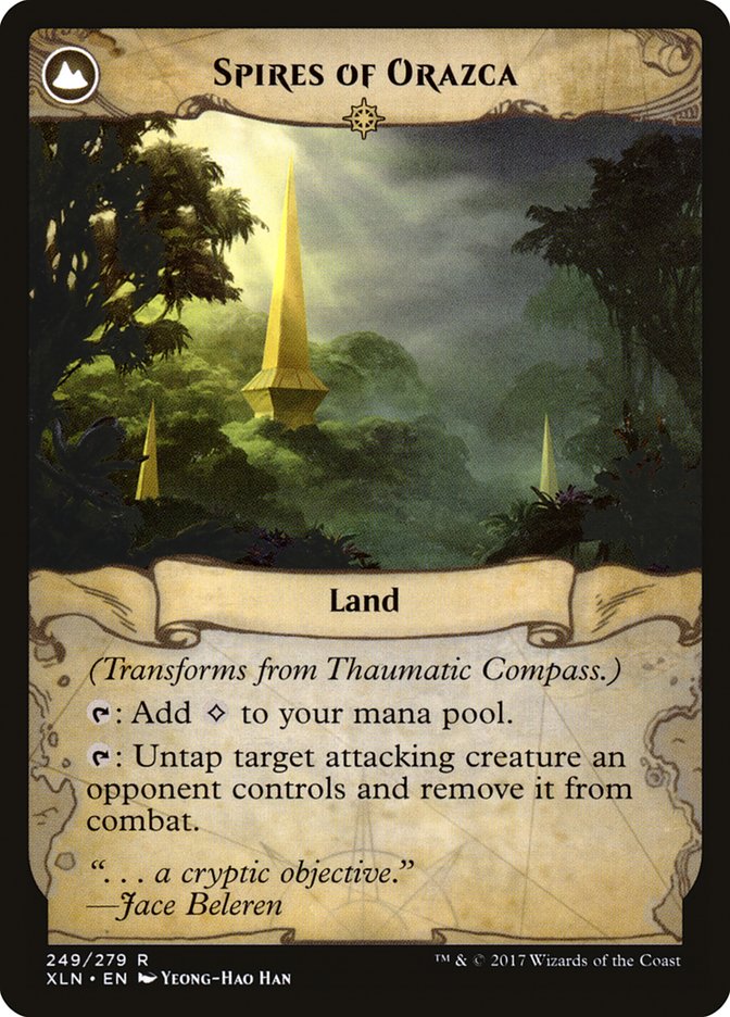 Thaumatic Compass // Spires of Orazca [Ixalan] | Pegasus Games WI