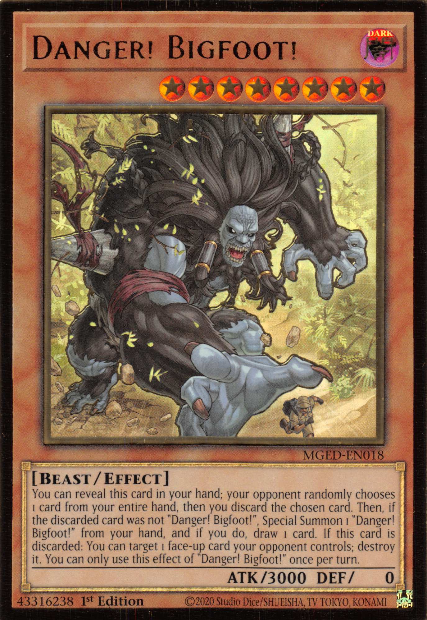 Danger! Bigfoot! [MGED-EN018] Gold Rare | Pegasus Games WI
