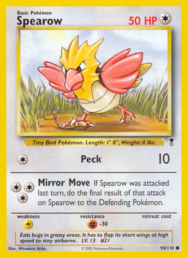 Spearow (94/110) [Legendary Collection] | Pegasus Games WI