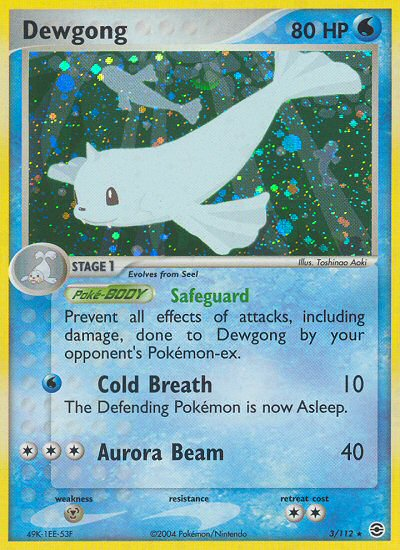Dewgong (3/112) [EX: FireRed & LeafGreen] | Pegasus Games WI