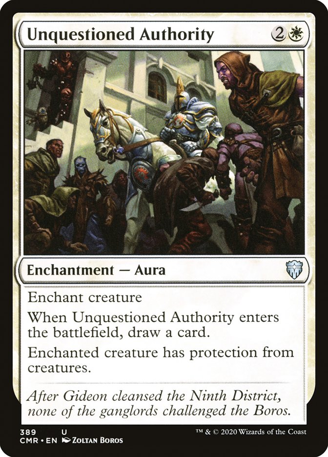 Unquestioned Authority [Commander Legends] | Pegasus Games WI