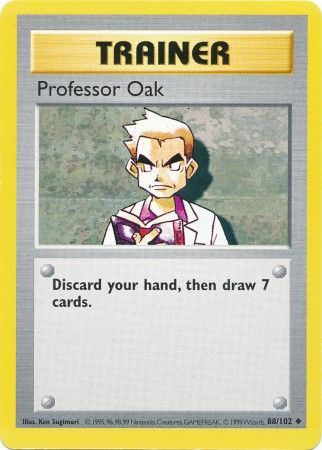 Professor Oak (88/102) [Base Set Shadowless Unlimited] | Pegasus Games WI