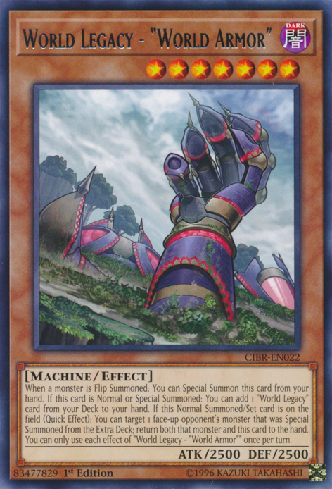 World Legacy - "World Armor" [CIBR-EN022] Rare | Pegasus Games WI