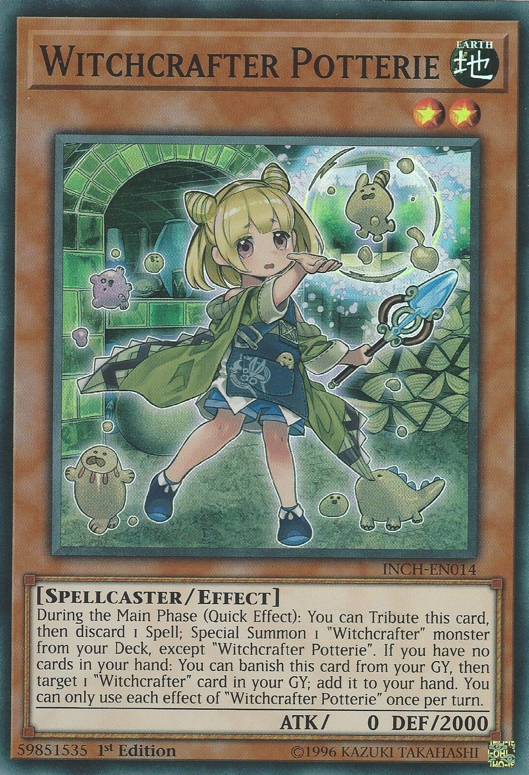 Witchcrafter Potterie [INCH-EN014] Super Rare | Pegasus Games WI