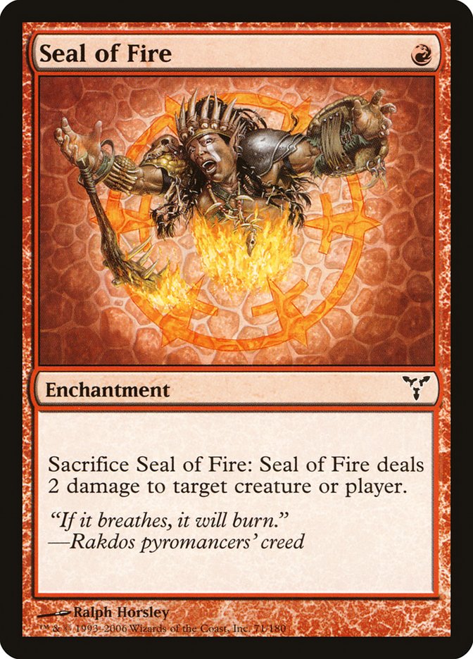 Seal of Fire [Dissension] | Pegasus Games WI