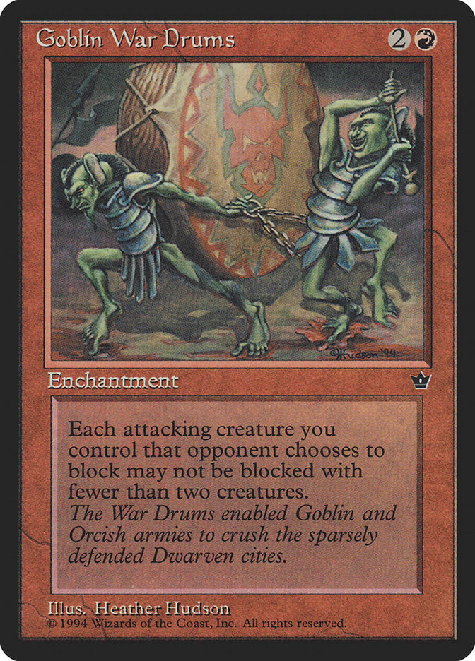Goblin War Drums (Heather Hudson) [Fallen Empires] | Pegasus Games WI