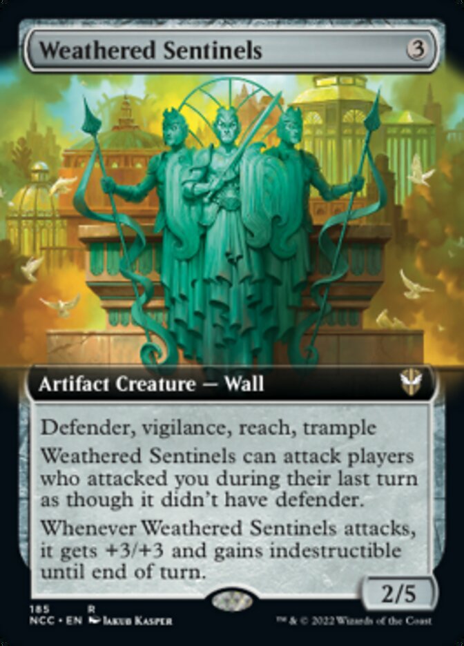 Weathered Sentinels (Extended Art) [Streets of New Capenna Commander] | Pegasus Games WI