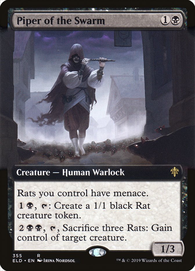 Piper of the Swarm (Extended Art) [Throne of Eldraine] | Pegasus Games WI