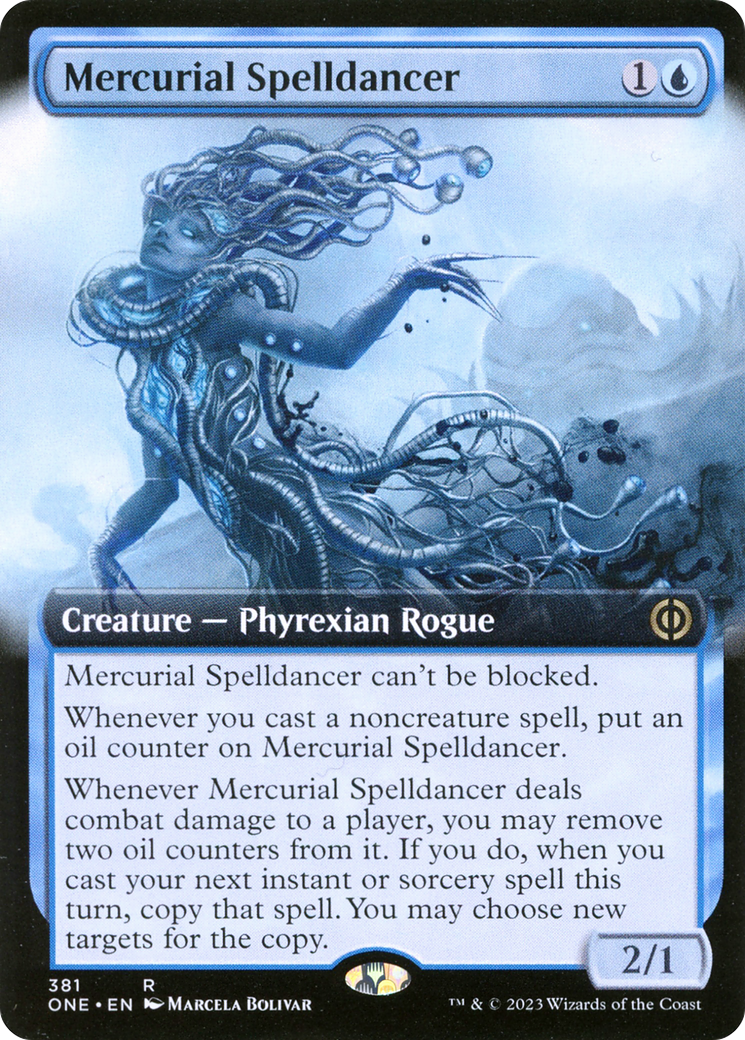 Mercurial Spelldancer (Extended Art) [Phyrexia: All Will Be One] | Pegasus Games WI