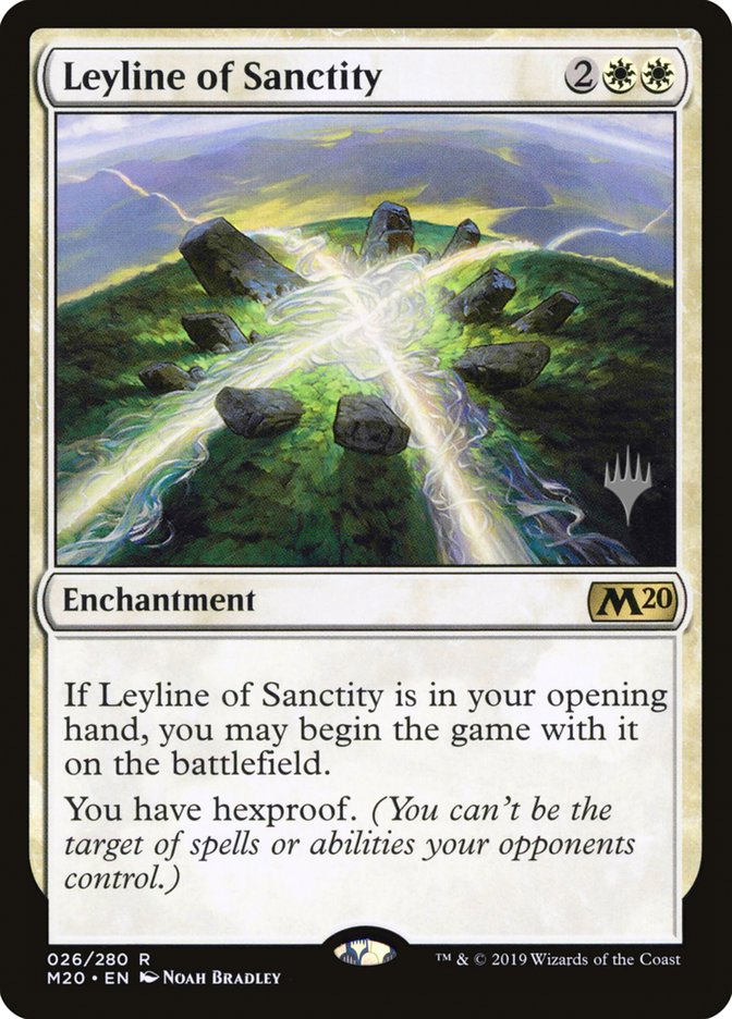 Leyline of Sanctity (Promo Pack) [Core Set 2020 Promos] | Pegasus Games WI