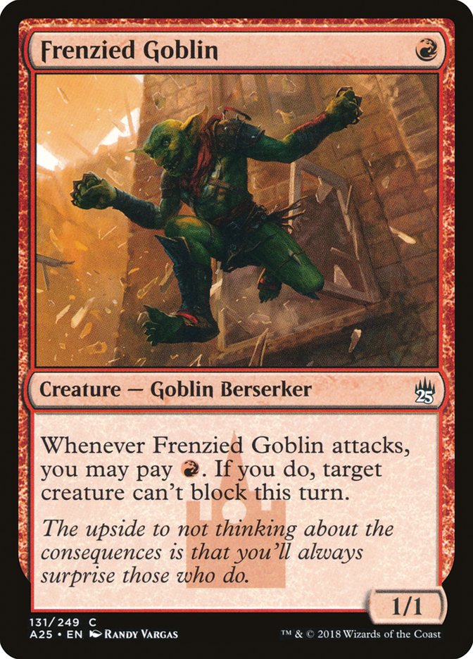 Frenzied Goblin [Masters 25] | Pegasus Games WI