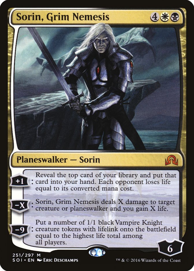 Sorin, Grim Nemesis [Shadows over Innistrad] | Pegasus Games WI