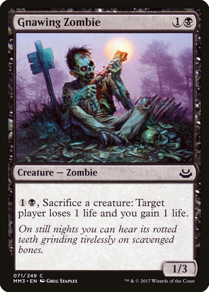 Gnawing Zombie [Modern Masters 2017] | Pegasus Games WI