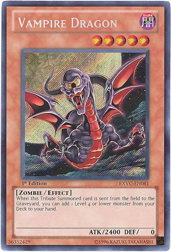 Vampire Dragon [EXVC-EN081] Secret Rare | Pegasus Games WI