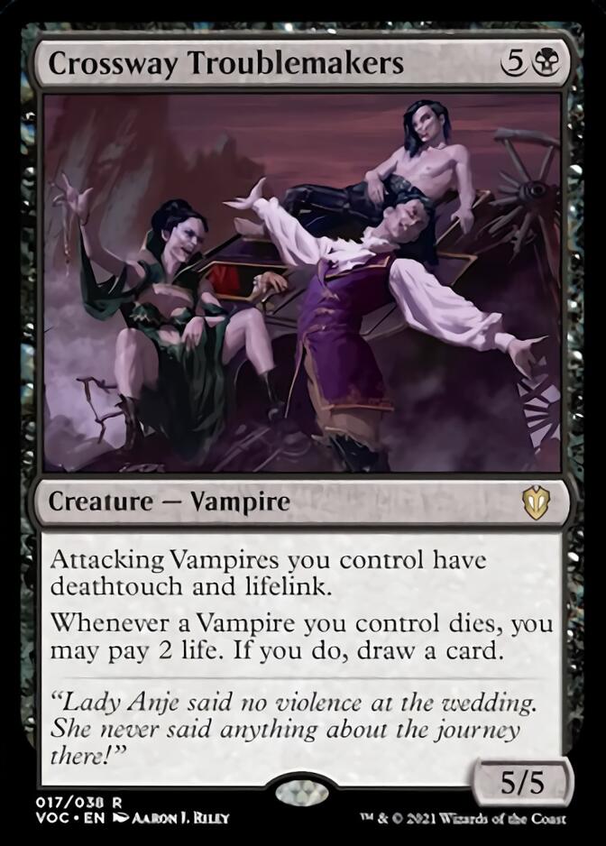 Crossway Troublemakers [Innistrad: Crimson Vow Commander] | Pegasus Games WI