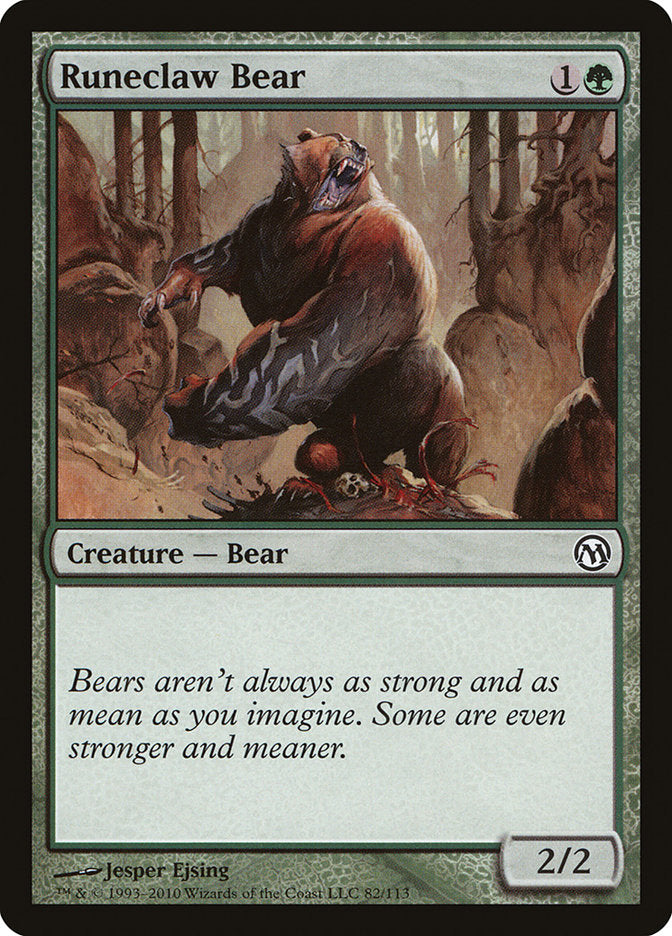 Runeclaw Bear [Duels of the Planeswalkers] | Pegasus Games WI