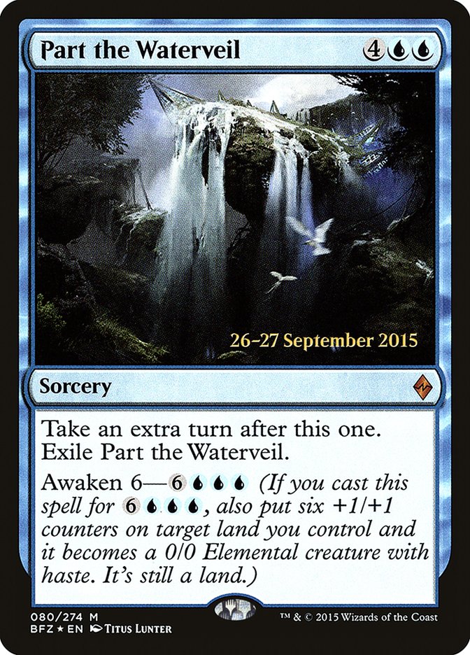 Part the Waterveil [Battle for Zendikar Prerelease Promos] | Pegasus Games WI