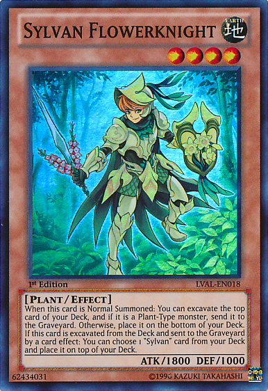 Sylvan Flowerknight [LVAL-EN018] Super Rare | Pegasus Games WI