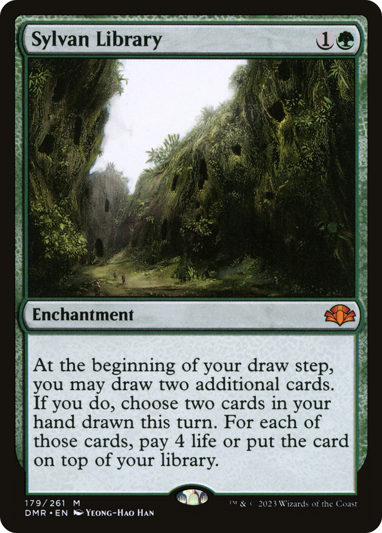 Sylvan Library [Dominaria Remastered] | Pegasus Games WI