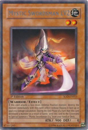 Mystic Swordsman LV2 [SOD-EN011] Rare | Pegasus Games WI