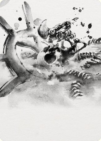 Myr Convert Art Card [Phyrexia: All Will Be One Art Series] | Pegasus Games WI