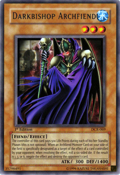 Darkbishop Archfiend [DCR-069] Rare | Pegasus Games WI