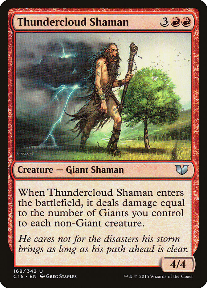 Thundercloud Shaman [Commander 2015] | Pegasus Games WI