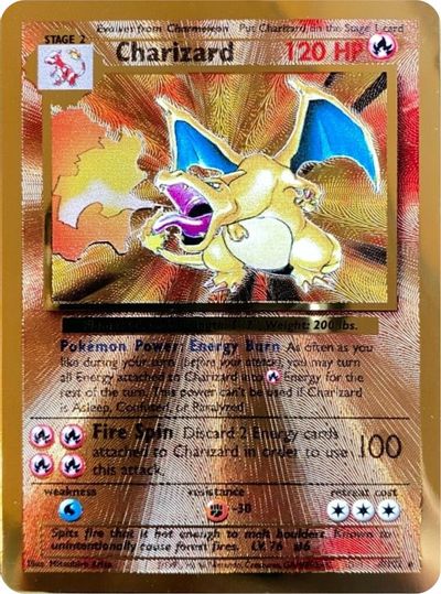 Charizard (4/102) (Celebrations Metal Card) [Celebrations: 25th Anniversary] | Pegasus Games WI