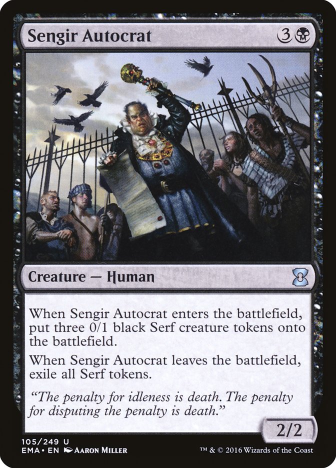 Sengir Autocrat [Eternal Masters] | Pegasus Games WI