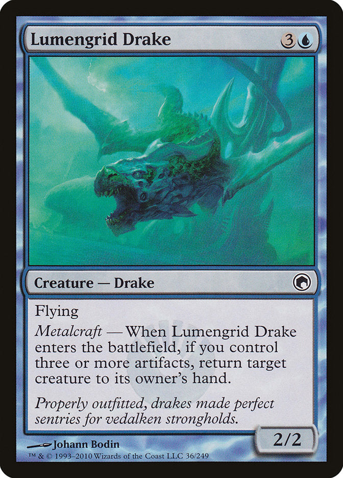 Lumengrid Drake [Scars of Mirrodin] | Pegasus Games WI
