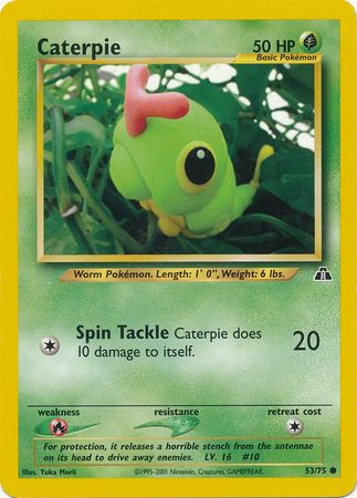 Caterpie (53/75) [Neo Discovery Unlimited] | Pegasus Games WI