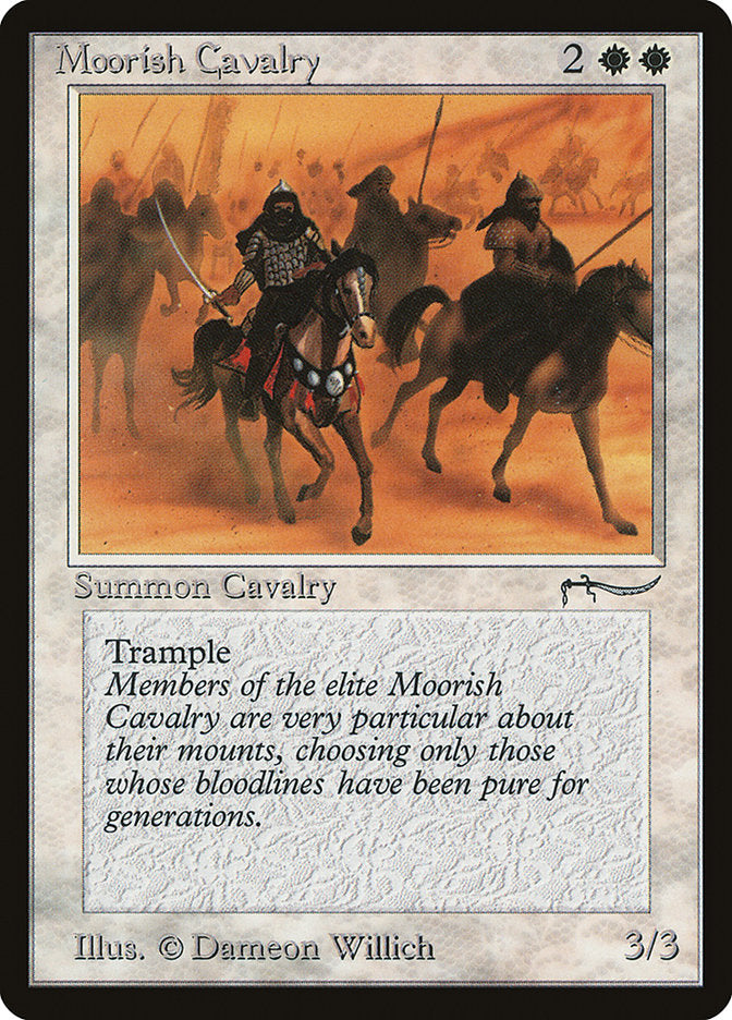 Moorish Cavalry (Light Mana Cost) [Arabian Nights] | Pegasus Games WI