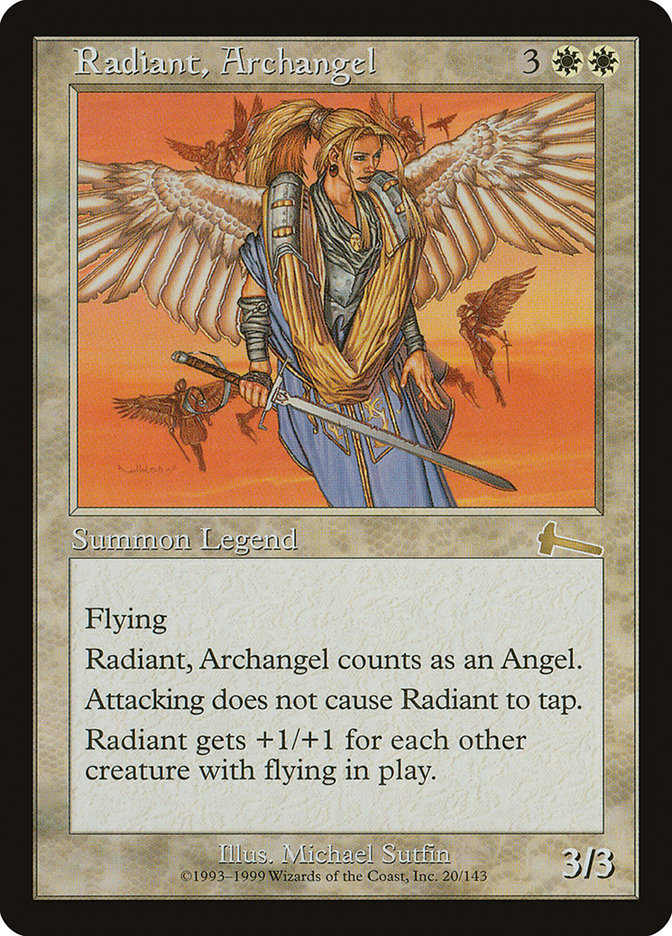 Radiant, Archangel [Urza's Legacy] | Pegasus Games WI