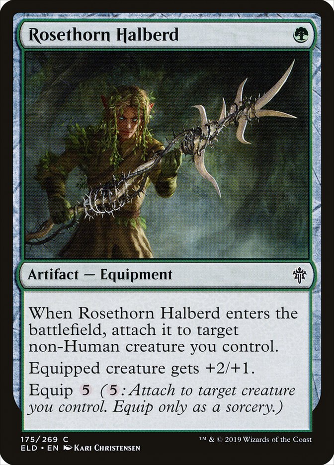 Rosethorn Halberd [Throne of Eldraine] | Pegasus Games WI
