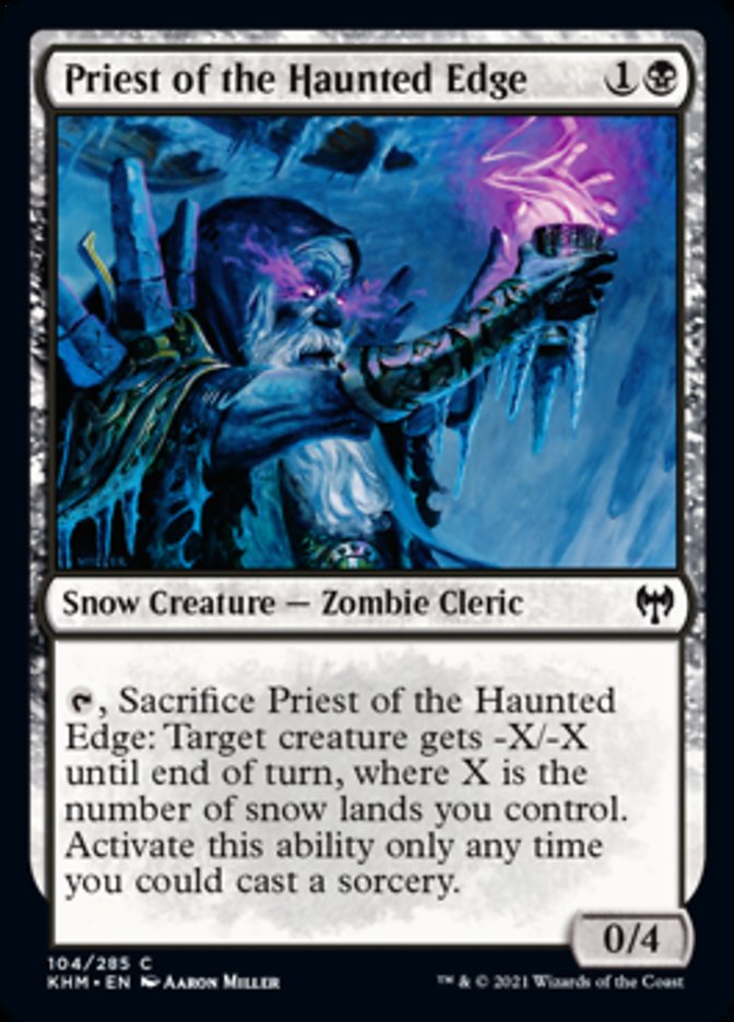 Priest of the Haunted Edge [Kaldheim] | Pegasus Games WI