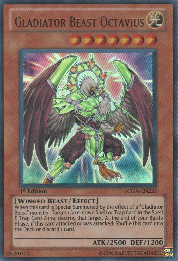 Gladiator Beast Octavius [LCGX-EN235] Ultra Rare | Pegasus Games WI