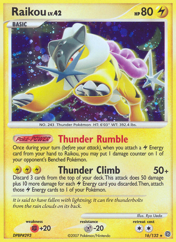 Raikou (16/132) [Diamond & Pearl: Secret Wonders] | Pegasus Games WI