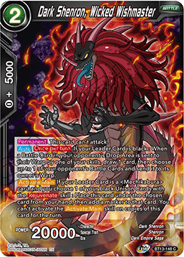 Dark Shenron, Wicked Wishmaster (Common) [BT13-148] | Pegasus Games WI