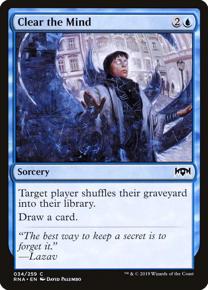 Clear the Mind [Ravnica Allegiance] | Pegasus Games WI