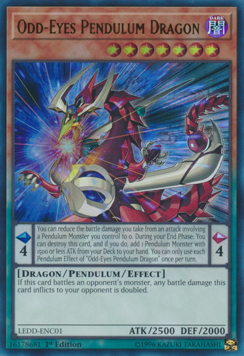 Odd-Eyes Pendulum Dragon (UR) [LEDD-ENC01] Ultra Rare | Pegasus Games WI