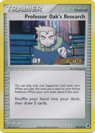 Professor Oak's Research (80/101) (Stamped) [EX: Dragon Frontiers] | Pegasus Games WI