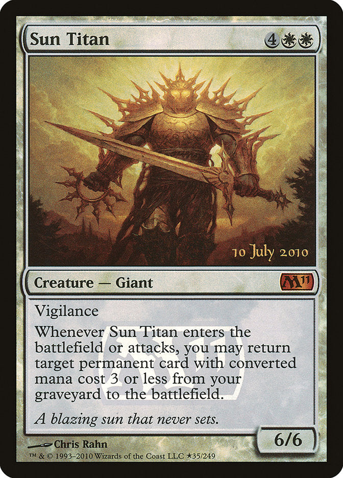 Sun Titan [Magic 2011 Prerelease Promos] | Pegasus Games WI