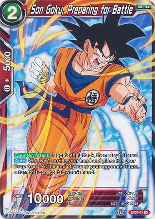 Son Goku, Preparing for Battle [EX07-01] | Pegasus Games WI