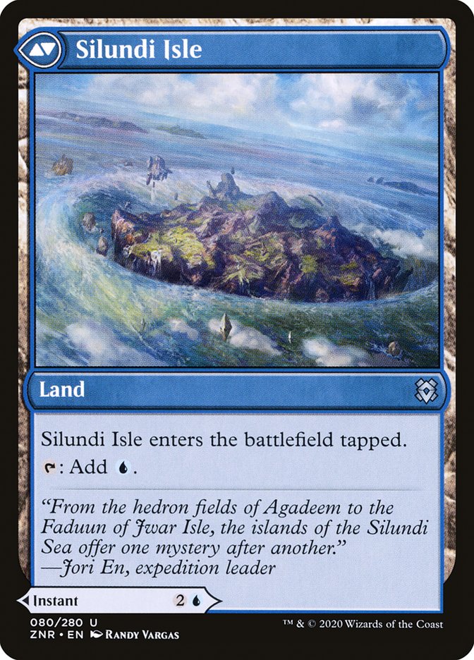 Silundi Vision // Silundi Isle [Zendikar Rising] | Pegasus Games WI
