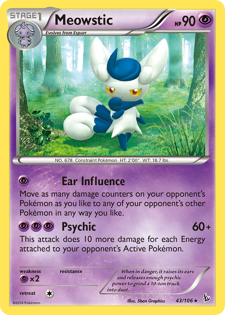 Meowstic (43/106) [XY: Flashfire] | Pegasus Games WI